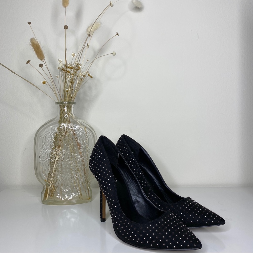 Aldo studded point toe heel